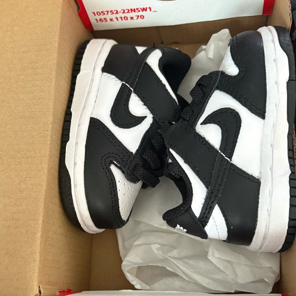 Nike Dunk Low Red and White Box